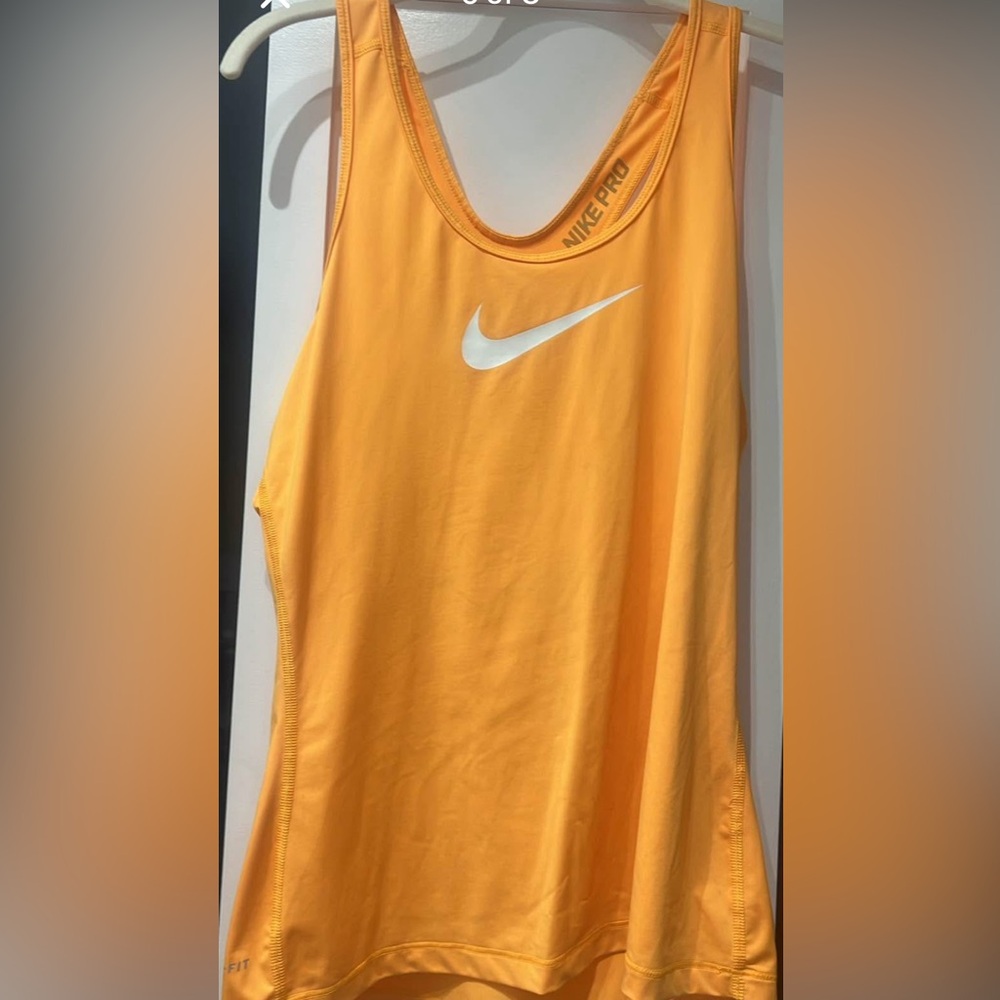 Nike Women's Orange Tank Top